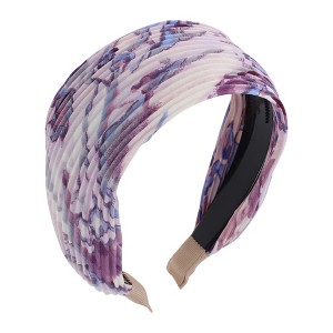Unique Bargains Exquisite Pleated Chiffon Headband 1 Pc - 1 of 4