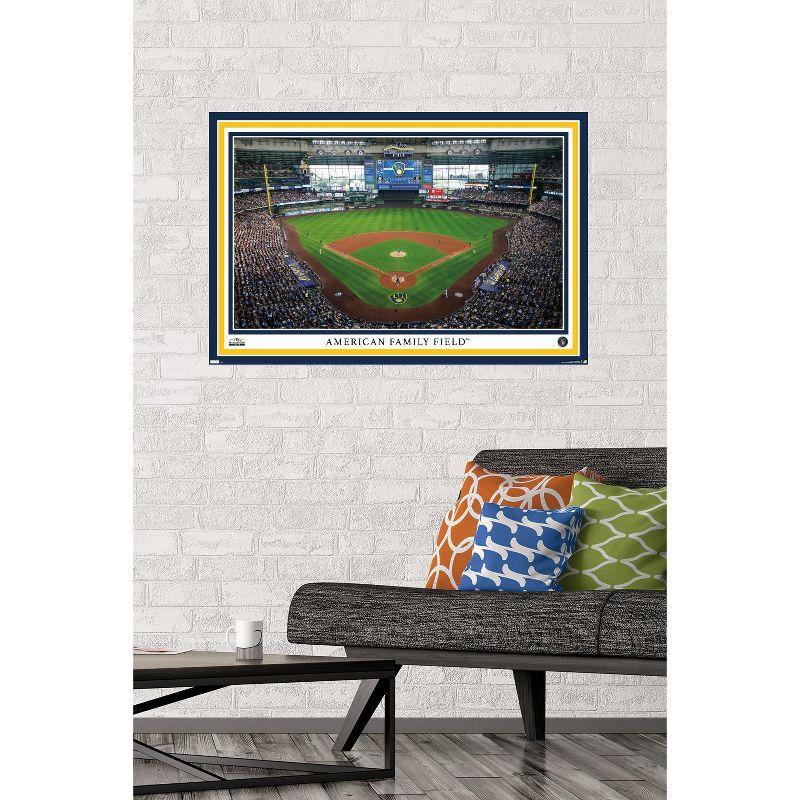Trends International MLB Milwaukee Brewers - American Family Field 22 Unframed Wall Poster Prints, 2 of 7
