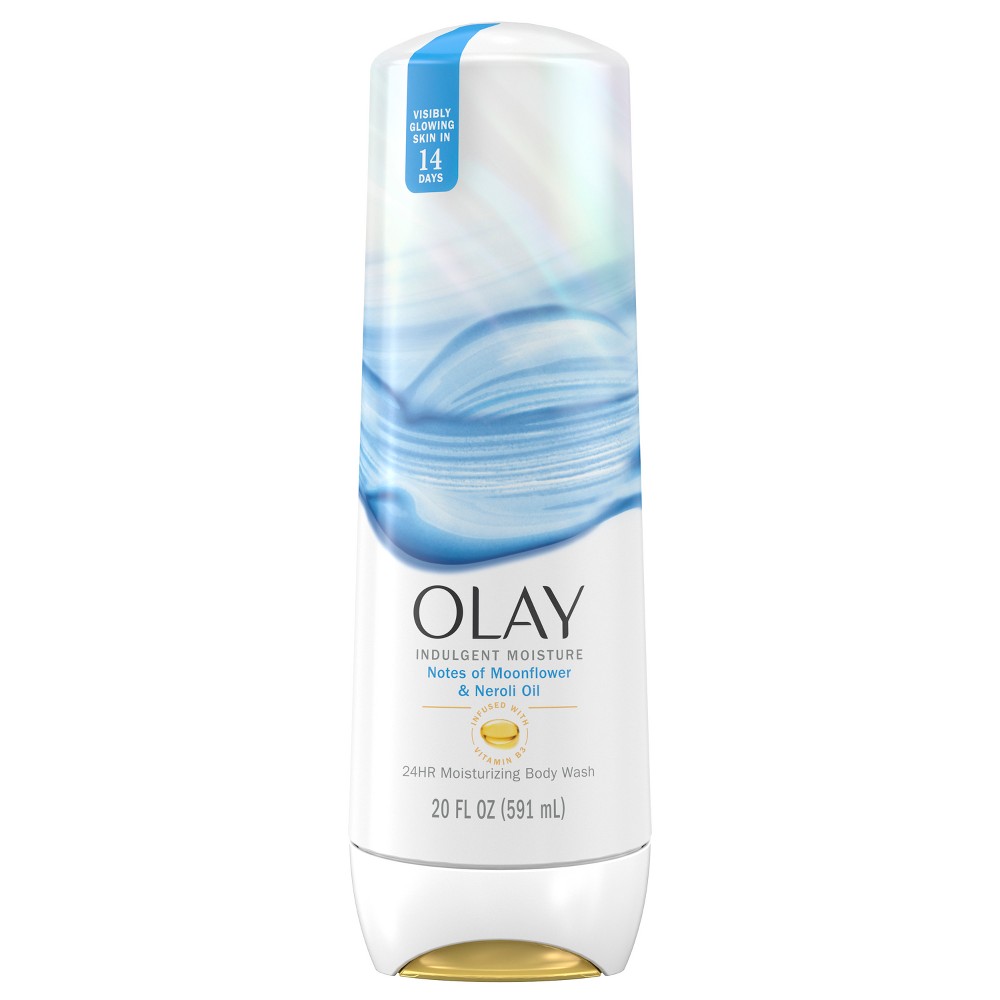 Photos - Shower Gel Olay Indulgent Moisture Body Wash Infused with Vitamin B3 - Notes of Moonf 