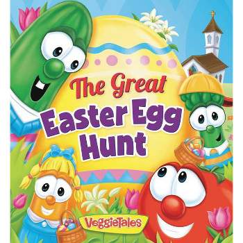 The Great Easter Egg Hunt - (VeggieTales) by  Melinda Lee Rathjen & Greg Fritz (Board Book)