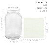 Cornucopia Brands 1 Gallon Glass Kombucha Jar, 2pk, w/ Cotton Cloth Cover Lid Accessories - 3 of 4