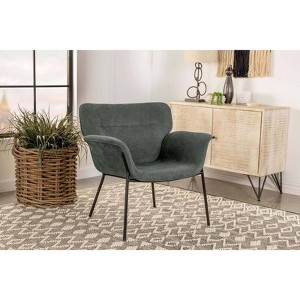 Coaster Davina Modern Upholstered Flared Arms Accent Chair - 1 of 4