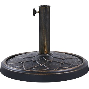 Yaheetech Heavy Duty Umbrella Base Stand with Flower Petal Pattern - 1 of 4