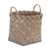 Woven Wicker Accent and Storage Baskets (Set of 3) by Melrose - 3 of 4