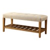 XIYUYEU Storage Bench Shoe Rack Modern Tufted Padded Seat Bench for Entryway, Bedroom - 3 of 4