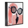 Stupell Industries Flamingo with Glam Pearls, 24" x 24" - 3 of 4