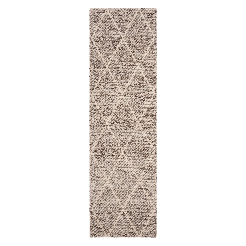  Runner Diamond Woven Ivory/Stone