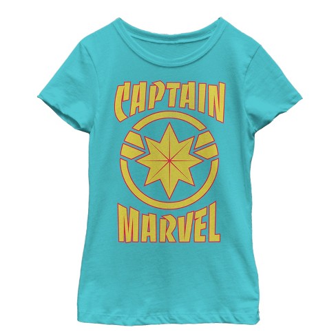 Captain marvel girls sales tshirt