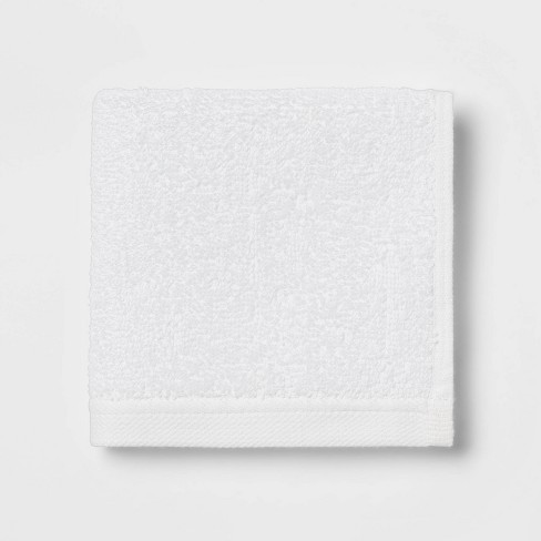 Easy Reach Extra-Long White Back Washcloth for Body