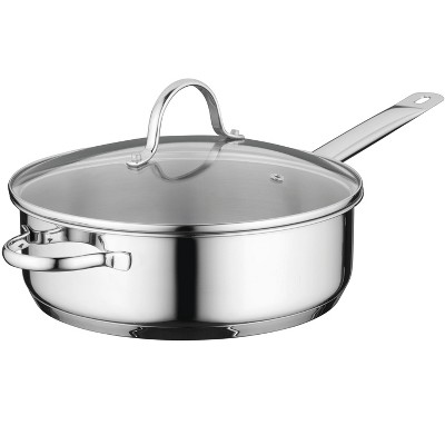 BergHOFF Comfort 10" 18/10 Stainless Steel Covered Deep Skillet