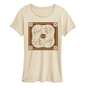 Women's - Peanuts - Spike Bandana Short Sleeve Graphic T-Shirt - 1 of 4