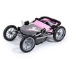 Bayer Design Dolls: Trendy Pram - Grey, Pink, Dots -Fits Dolls Up To 18" - 3 of 4