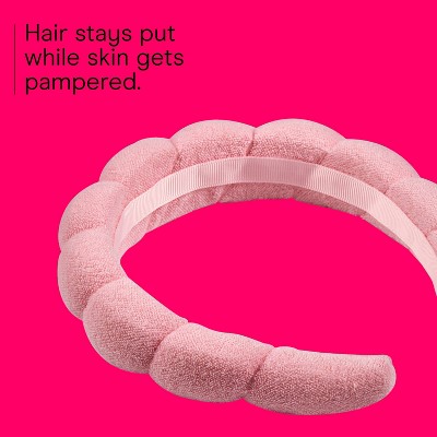 Conair Spa Bubble Polyester Headband - Pink - image 3