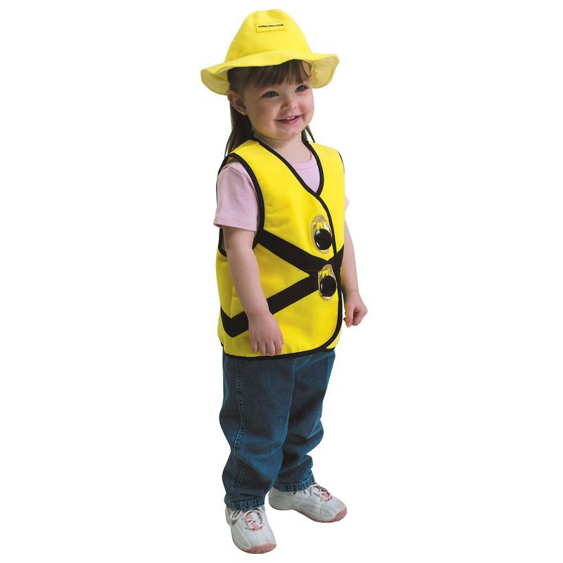 Kaplan Early Learning Toddler Construction Worker Vest & Hat, 1 of 4