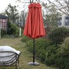 Okak 14.8 Ft Double-Sided Patio Umbrella,Large Outdoor Umbrella for Patio,Rectangular Table Market Umbrella with Crank,Base Not Included - 2 of 4
