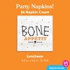 Big Dot of Happiness Bone Appetit Party Napkins, Skeleton Halloween Party Decor, White 3-Ply Paper Luncheon Napkins - 24 Count - 4 of 4