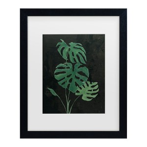 Trademark Fine Art - Julia Purinton Palm Botanical I Black Matted Framed Art - 1 of 4
