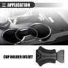 Unique Bargains Front Center Cup Holder Insert for Lexus GX470 Plastic Foam 55633-60050 Black - 2 of 4