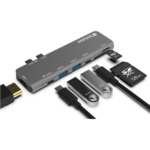 UGREEN USB C Docking Station, Type C Dongle with 4K@60Hz HDMI Port, Gigabit  Ethernet, 2 USB 3.0 Ports, 100W Power Delivery, SD/TF Card Reader, USB C