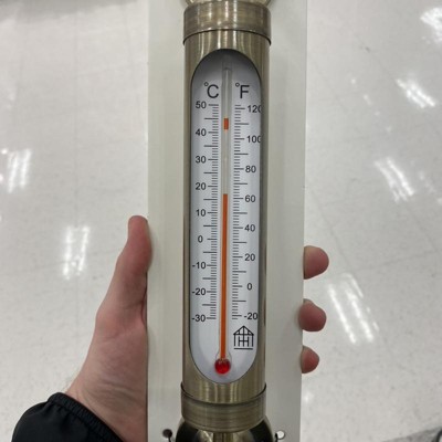 Extra-Large Brass Thermometer