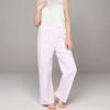 Anna-Kaci Lounge Women's Lounge Pants with Elastic Waistband Large Front Patch Pockets and Relaxed Straight Leg Fit - 4 of 4
