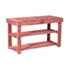 Household Essentials Cedar Fresh 2 Tier Shoe Rack and Seat Bench Brown - 2 of 3