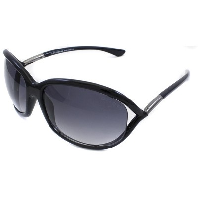 Tom Ford Jennifer FT0008 01B Mens Oval Sunglasses Black 61mm