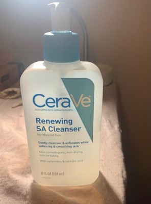 Cerave Sa Face Wash Salicylic Acid Cleanser With Hyaluronic Acid And ...