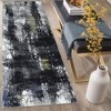 Abstract Area Rug Oriental Throw Rugs Modern Distressed Rug For Living Room, - 2 of 4