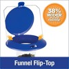 Nature's Way Bird Products Funnel Flip Top Tube Feeder, Blue, 18.5in - 3 of 4
