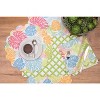 C&F Home Palm Beach Cotton Quilted Rectangular Reversible Placemats Set of 6, 13" x 19" - 4 of 4