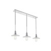 Elegant Lighting Rohan 30-Inch Satin Gold Chandelier with Metal Rings - 4 of 4