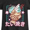 Girls' - Instant Message - Kawaii Taiyaki Frog Fitted Short Sleeve Graphic T-Shirt - 2 of 4