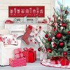 Park Hill Collection Snowflake Embroidered Tree Skirt - 3 of 3