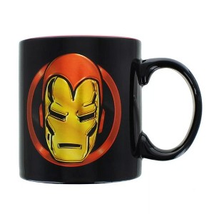 ICUP, Inc. Marvel Iron Man 20oz Black Coffee Mug - 1 of 3