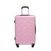Vynxaria 8-Piece Green Hardshell Luggage Set: 20/24/28 Suitcases + Handbag + 4 Storage Bags with Spinner Wheels - 2 of 4