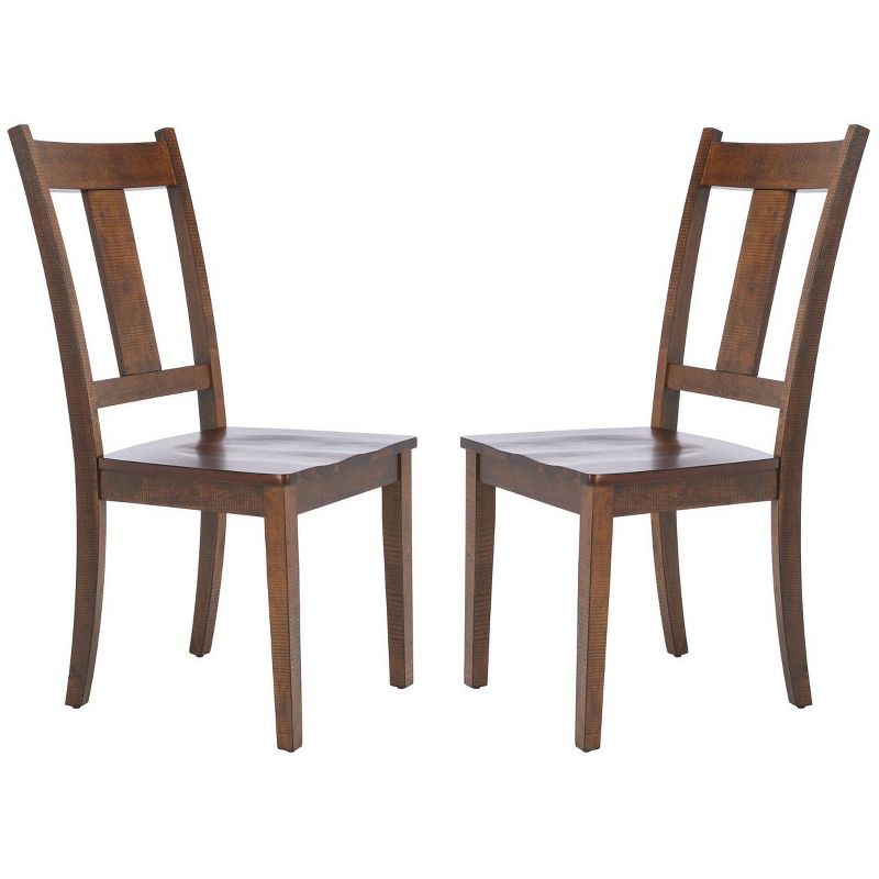 Sergio Dining Chair (Set of 2) - Rustic CafŽ - Safavieh., 1 of 10