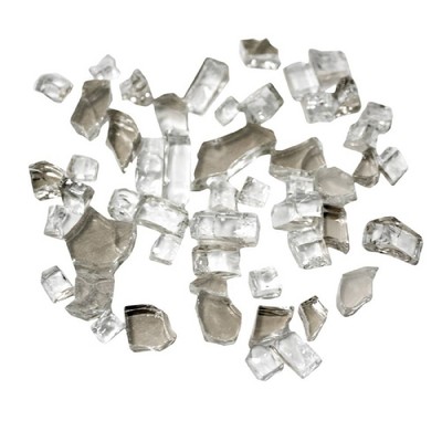  Reflective Fire Pit Fire Glass - Clear - AZ Patio Heaters 