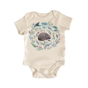 Hedgehog Woodland Animal - Baby Boy Girl Clothes Infant Onesie® Funny Cute Newborn GS1 - 1 of 1