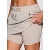 RBX Active Women's Pickleball Fashion Skort with Pockets, Curved Hem Quick Drying Active Skirt with Built-In Shorts - 2 of 4