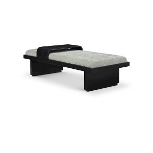Meridian Furniture,Arlington Chenille Fabric Bench - 1 of 4