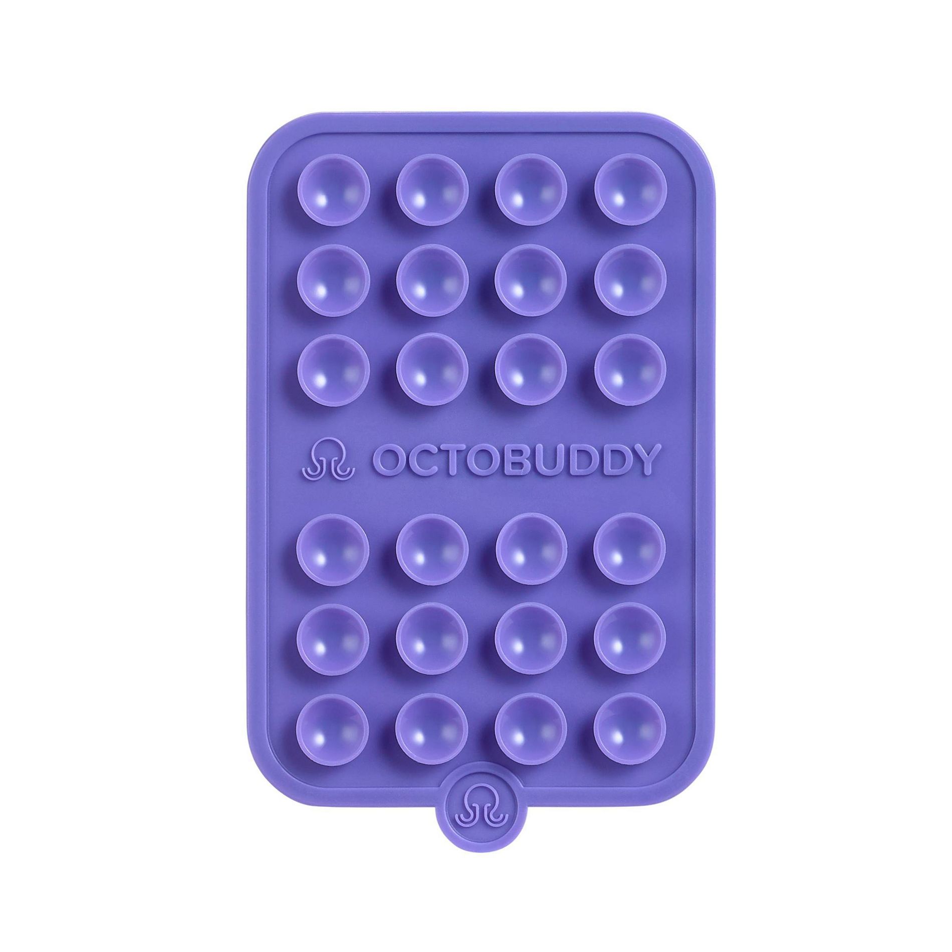 Octobuddy Silicone Suction Cup Phone Case Mount Double-Sided - Purple