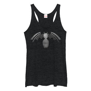 Women's Marvel Venom Logo Racerback Tank Top - 1 of 3