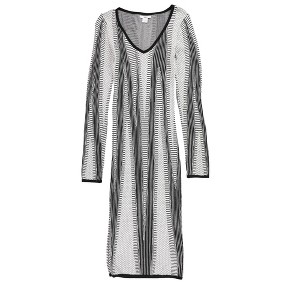 bar III Womens Striped Sweater Dress - 1 of 2