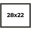 PosterPalooza | Antique Black Picture Frame - UV Acrylic, Backing Board, Hanging Hardware Included - 2 of 4