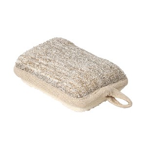 Evideco French Home Goods Body Scrub Bath Sponge, Deep Cleansing and Exfoliation, Ultimate Comfort - 1 of 4
