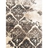 Home Mart Goods Ivory Beige Vintage Abstract Contemporary Silky Glam Area Rug - 5' x 7' Feet - 3 of 4