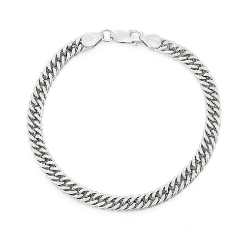 Curb Chain Bracelet Silver