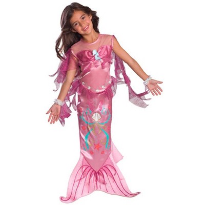 Rubies Girl's Pink Mermaid Costume
