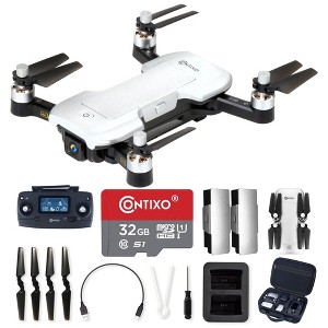 Contixo F30 Drone -UHD Camera, Wi-Fi, GPS FPV Drone, Brushless Motor, Follow Me, Two Batteries and Carrying Case Included for Kids & Adults - 1 of 4